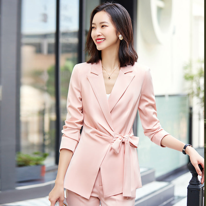 Two-piece Set Of New Fashion Professional Jackets For Early Autumn