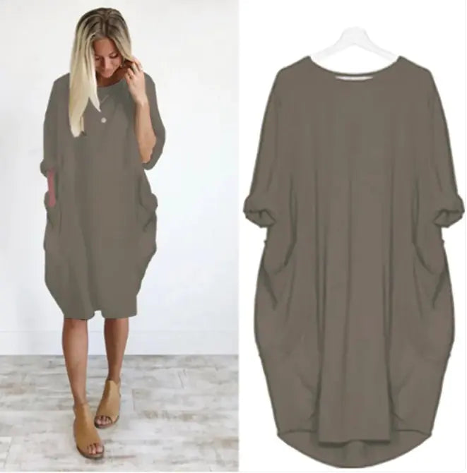 Casual Mid-length Dress