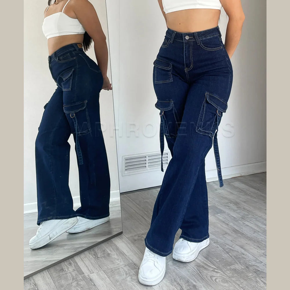 Women High Waist Lifted pant Jeans – Slim pant -Blue