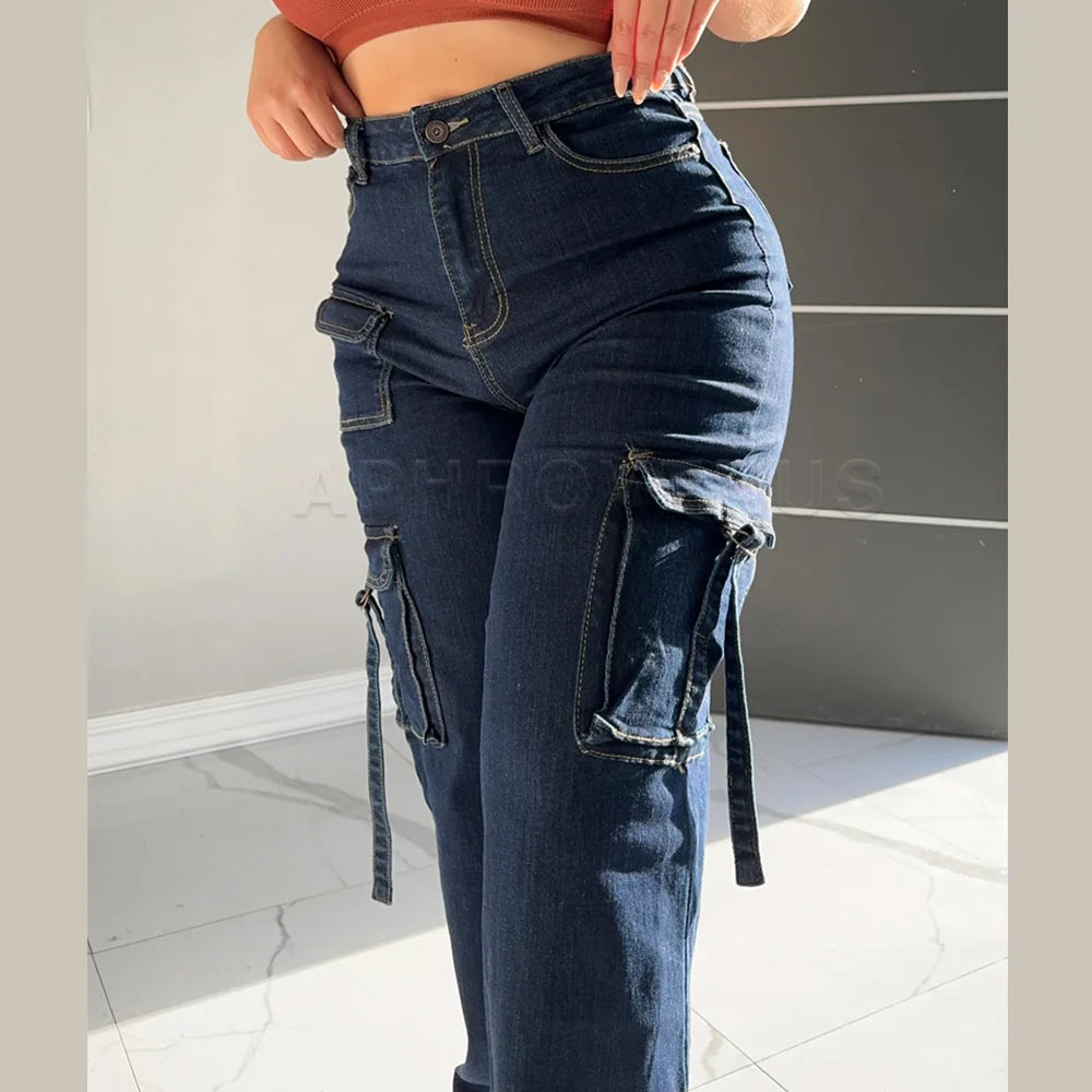 Women High Waist Lifted pant Jeans – Slim pant -Blue