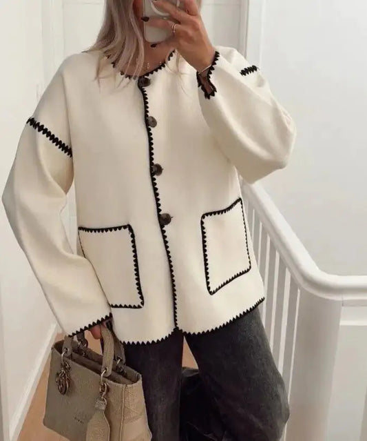 Fashionable Knit Cardigan Coat: Women's Winter Style