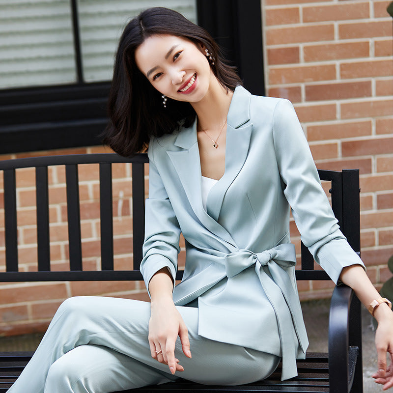 Two-piece Set Of New Fashion Professional Jackets For Early Autumn