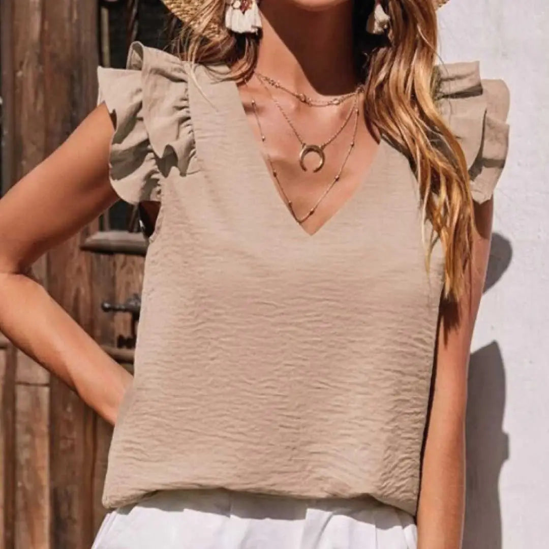 Serene Ruffle Top